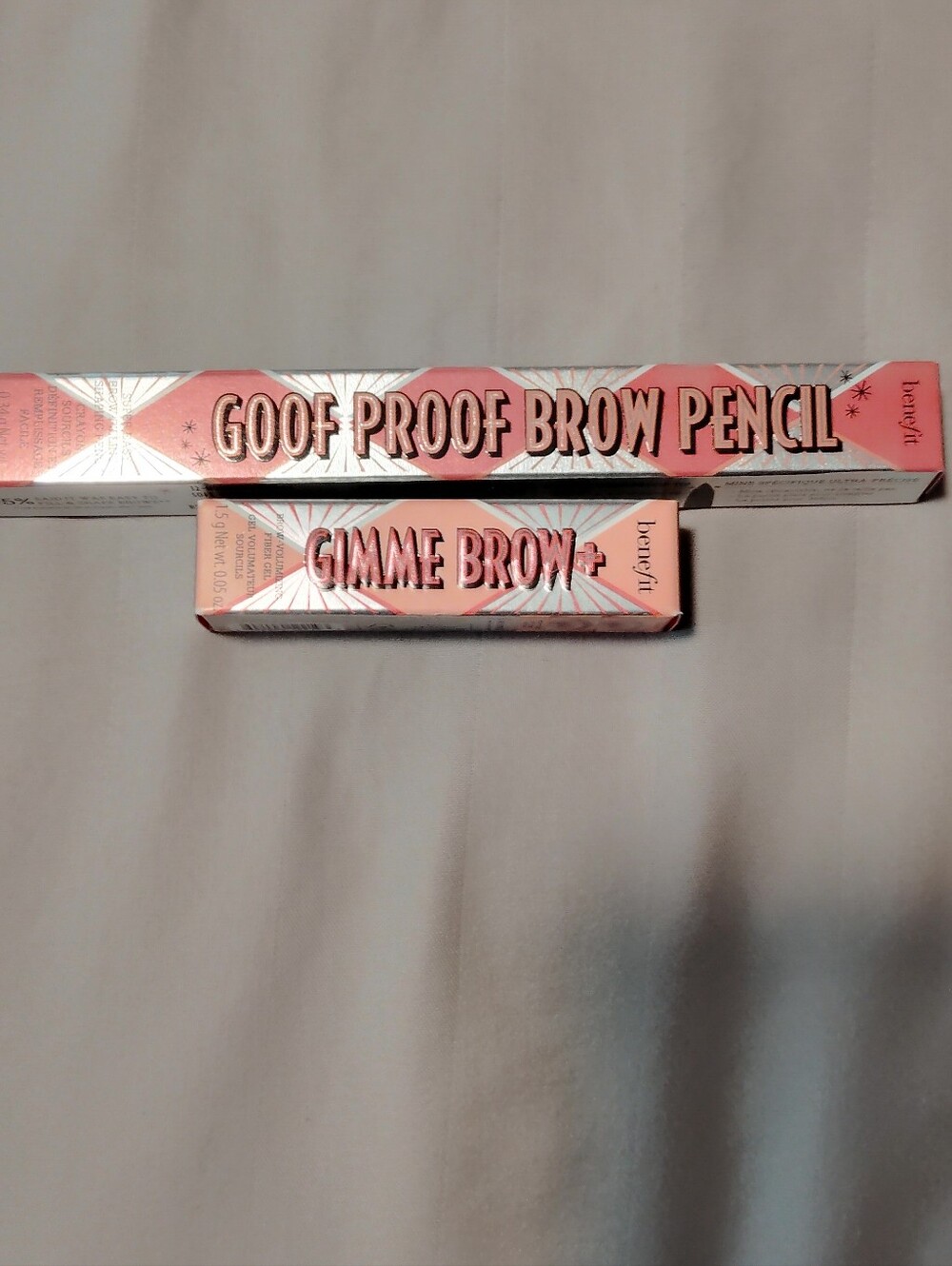 NIB Benefit Brow Pencil And Gel Set In Cool Grey